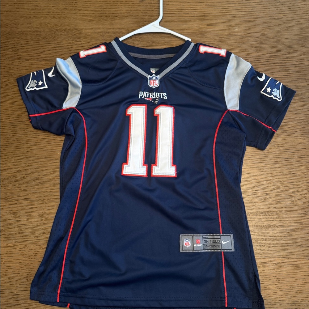 Nike Patriots Jersey - Navy and Silver